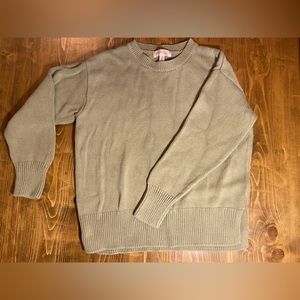 Philosophy - 100% Cotton Sage Green Sweater